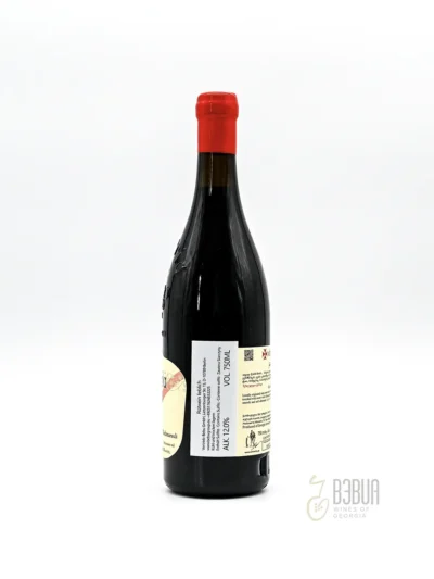 329 Winiveria Kindzmarauli 2021 Rotwein lieblich 075L 12 back 2