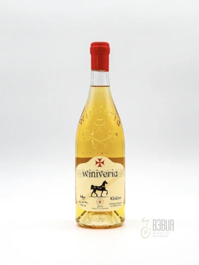 Winiveria Khikhvi Qvevri Amberwein trocken 0,75L 13% Georgischer Qvevri Wein