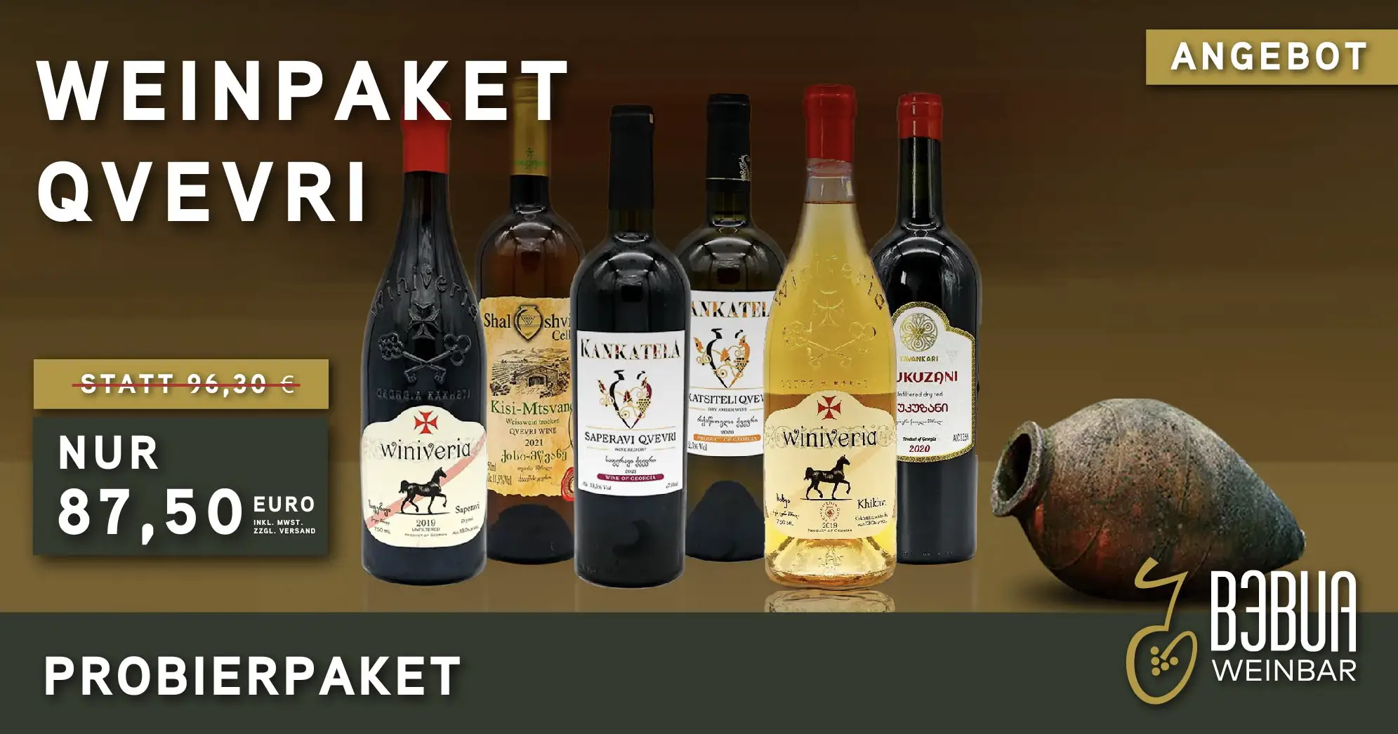 qvevri Weinpaket Kennenlernangebot