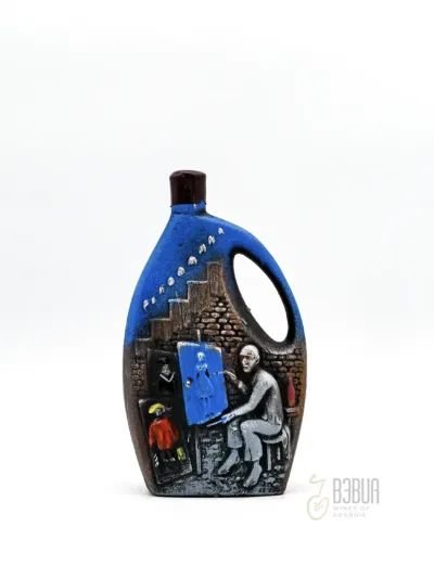 BEBU "Pirosmani" Keramik Saperavi Rotwein trocken 0,75L 12,5% 1 BEBU "Pirosmani" Keramik Saperavi Rotwein trocken 0,75L 12,5%