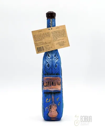 BEBU Keramik Violin Saperavi Rotwein trocken 0,75L 12,5% 2 BEBU Violin Keramik Saperavi Rotwein trocken