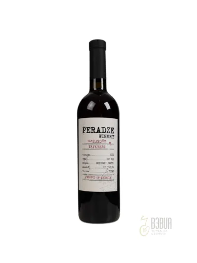 Peradze Tavkveri Rotwein trocken 2021 0,75L 12.5%
