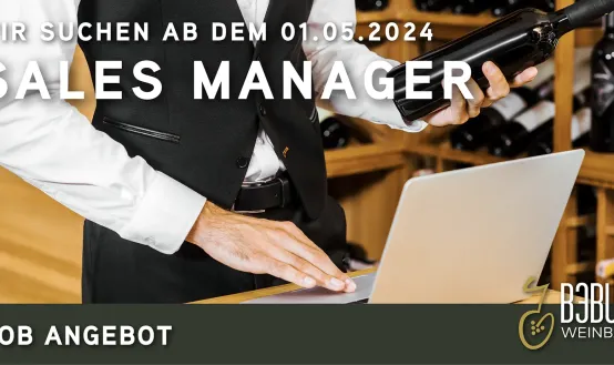 Stellenanzeige: Sales Manager*in Bebua Weinbar Berlin